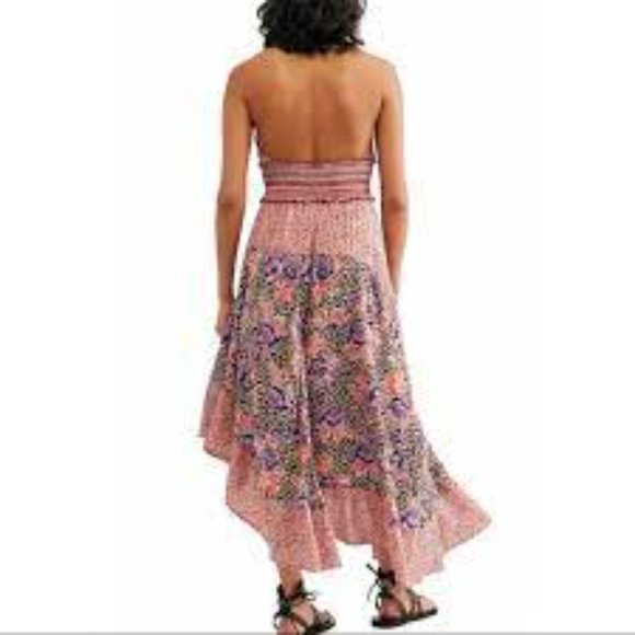 Free People Gabriela Halter Dress Terracotta NWT - Picture 4 of 5